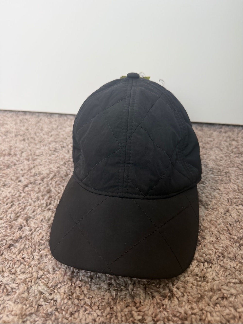all in motion Black Quilted Baseball Cap